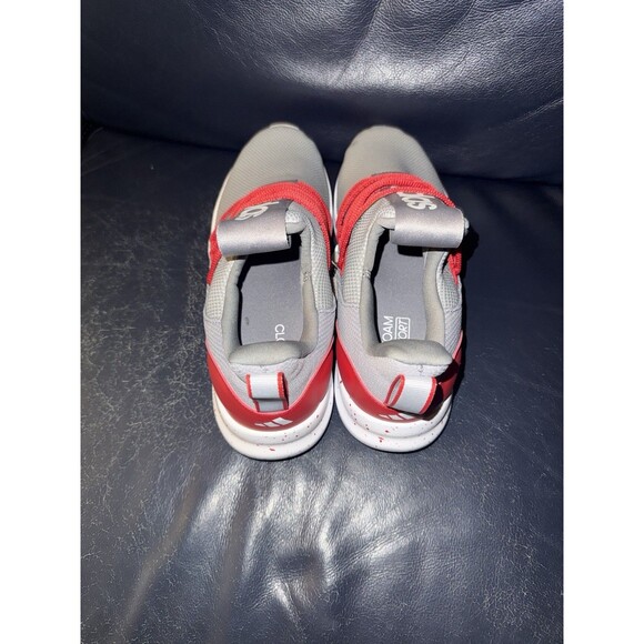 Adidas Lite Racer Adapt 7.0 Running Shoes Gray White Red JR0548 Mens Size 11 main image 4
